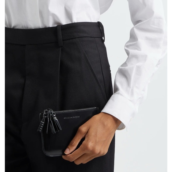 Comme des Garcons Black Glossy Zipper Medley Wallet /Clutch NWT IN BOX - Picture 9 of 9